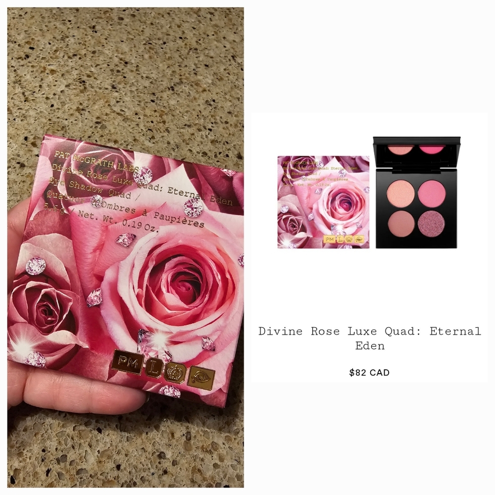 Pat Mcgrath divine rose luxe quad: eternal eden